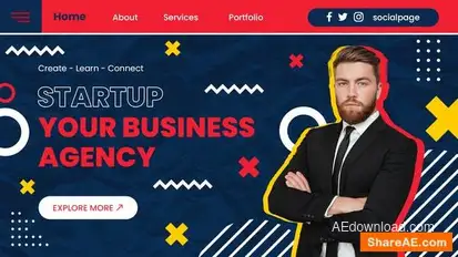 Business Corporate Slider Promo Openers template preview