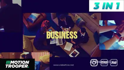 Business Event Promo Openers template preview