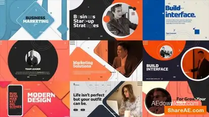 Business Marketing Scenes Openers template preview