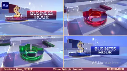 Business News Opener / Economics Opener broadcast-packages template preview