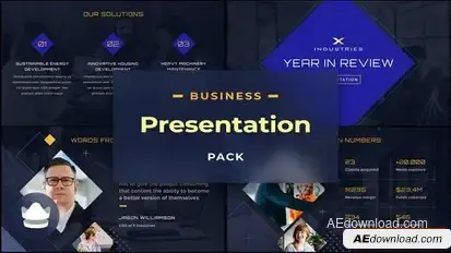 Business Presentation Pack - After-Effects Template Openers template preview