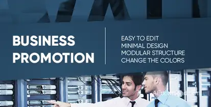 Business Promotion Video Displays template preview