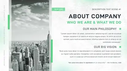 Business Promotion Video Displays template preview