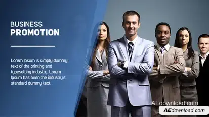 Business Promotion Video Displays template preview