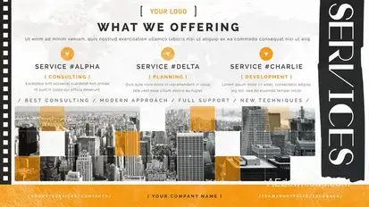 Business Promotion II Video Displays template preview