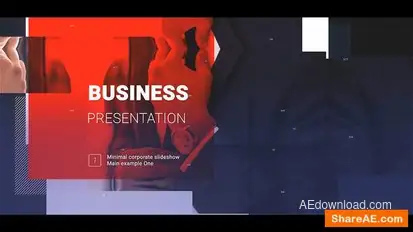 Business Slideshow Openers template preview