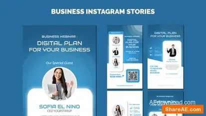 Business Stories Instagram Openers template preview