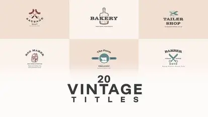 Business Title Titles template preview