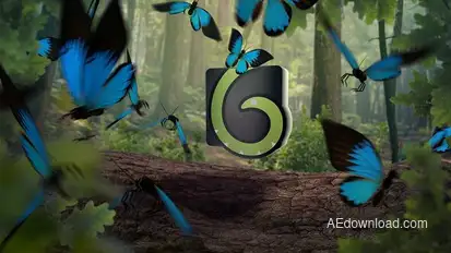 Butterfly Logo Opener 4K Openers template preview