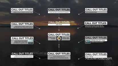 Call-Out Titles | AE Titles template preview