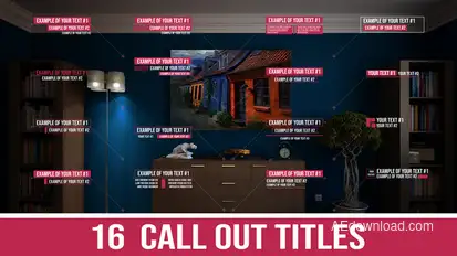 Call Out Titles Pack Infographics template preview