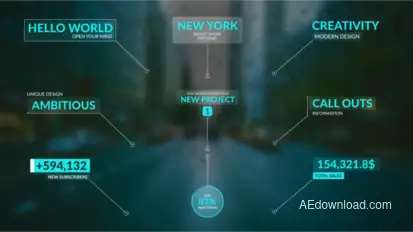 Call Outs Logo Stings template preview