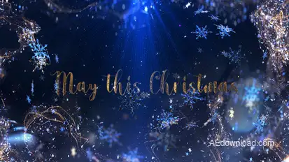 Magical Christmas Opener Titles template preview