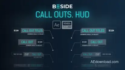 Call Outs HUD | AE Elements template preview