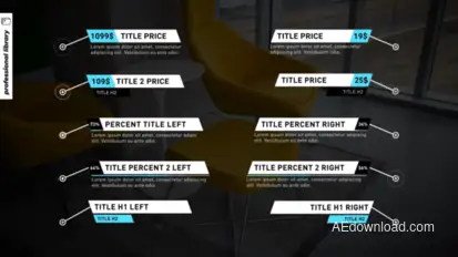 Call Outs Modern Titles template preview