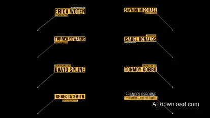 Call Outs Titles | AE Titles template preview