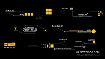 Callout Titles Version 2 Titles template preview