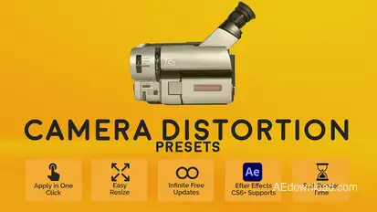 Camera Distortion Presets Elements template preview