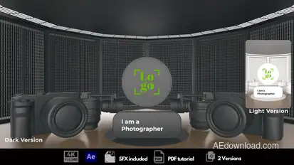 Camera Intro Logo Stings template preview