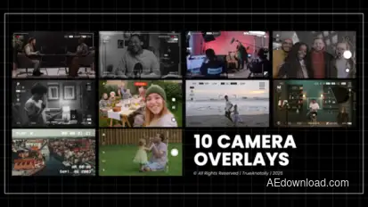 Camera Overlays Elements template preview