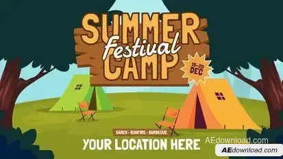 Camp Promo Openers template preview