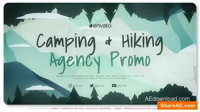 Camping And Hiking Openers template preview