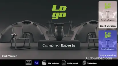 Camping Experts Logo Stings template preview