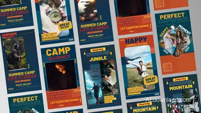 Camping Life Stories Product Promo template preview