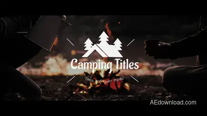 Camping Titles Titles template preview