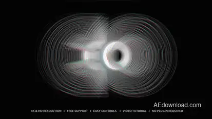 Glitch Logo Product Promo template preview