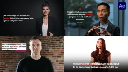 Dynamic Highlighted Subtitles & Captions Titles template preview