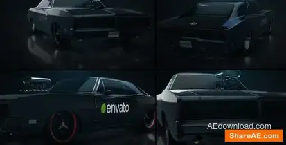 Car Furious Logo Stings template preview