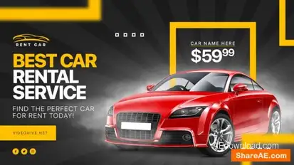 Car Rental Promo Openers template preview