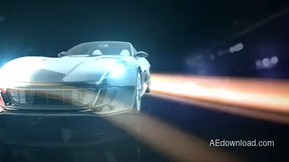 Car Streak Logo Reveal Logo Stings template preview