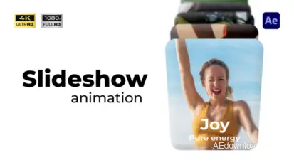 Card Flip Slideshow Elements template preview