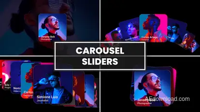 Carousel & Slides Video Displays template preview