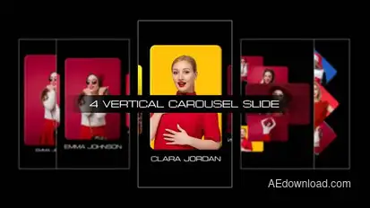 Carousel Slide | Vertical Video Displays template preview