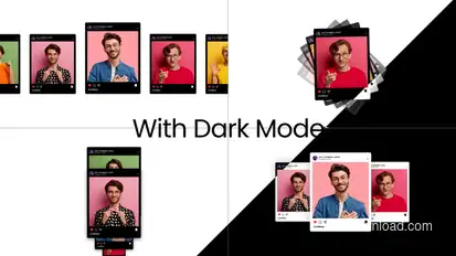 Carousel Slider V.1 Video Displays template preview