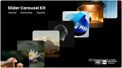 Carousel Slider Vertical Horizontal Square Elements template preview