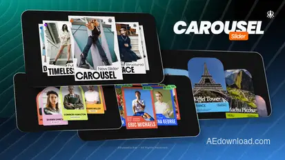Carousel Sliders Video Displays template preview