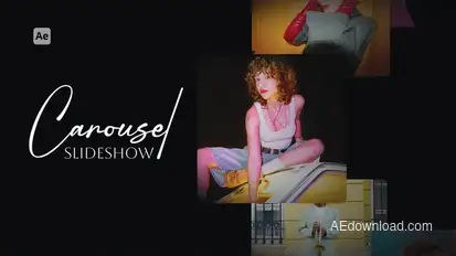 Carousel Slideshow for After Effects Openers template preview