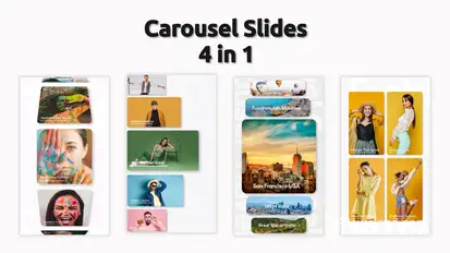 Carousel Verical 4 in 1 Openers template preview