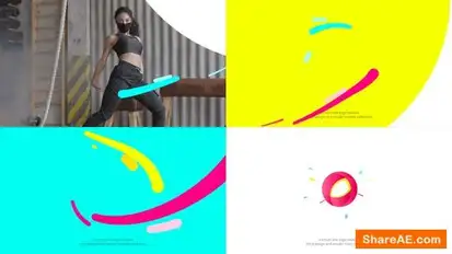 Cartoon Line Logo Reveals Logo Stings template preview