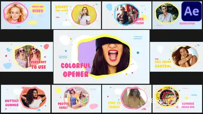 Cartoon Opener | After Effects Titles template preview