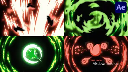 Cartoon Spooky Logo for After Effects Logo Stings template preview