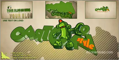 Cartoon Style Logo Logo Stings template preview