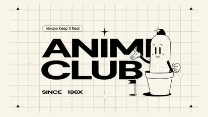 Cartoon Titles template preview