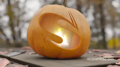 Carving Pumpkin Logo Stings template preview