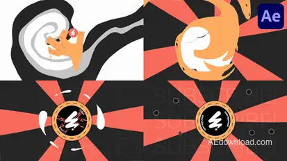 Casino Chip Logo for After Effects Logo Stings template preview