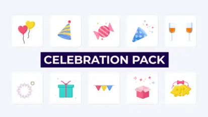 Celebration Pack Elements template preview
